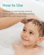 Kids' Fresh Shampoo - Korean Kids Scalp Purifying Shampoo - Gentle Deep Cleansing for Oily, Smelly Scalps - Low pH & Silicone-Free Formula - Allergen Free Scent, 10.1 fl.oz.