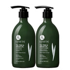 Luseta Shampoo and Conditioner Set with Tea Tree and Argan Oil for Oily Hair Clarifying, Fighting Dandruff Sulfate Paraben Free for Men and Women 2x16.9oz