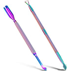 2PCS Metal Chameleon Cuticle Pusher