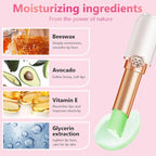 evpct 2Pcs Aloe Vera Tinted Lip Balms PH Lip Color Changing Lipstick Balm Stain Gift Set Queen for Women Girls Korean Mood Long Lasting Color Change Light Pink Lipstick Lip Tint Plumper Gloss