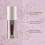 MAKE Serum Balm – Hydrating Lip Oil Treatment – Softening, Smoothing and Plumping Lip Cream – All Day Comfort, Gloss and Shine, Nude Nova 0.15 Oz