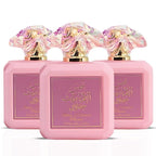 Ard Al Zaafaran Pink Blush Shams Al Emarat Khususi Eau De Parfum For Women Spray 100 ML (3.4 OZ) Long Lasting Arabian Perfumes For Women - Elegant & Sweet Ladies Perfume for Every Occasion (Pack of 3)