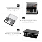 Luxshiny Makeup Case Organizer Empty Eyeshadow Box Empty Eyeshadow Pans Refillable Makeup Container Case For Eyeshadow Powder Blush Lipstick Highlight Makeup Palettes Makeup Samples