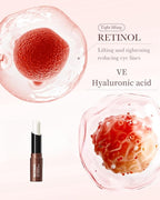 Retinol Eye Stick Under Eye Cream Anti Aging Eye Balm Reduces Fine Lines and Dark Circles