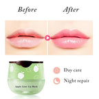 3 PCS Bee Lip Balm Honey Pot, Honey & Strawberry & Apple Lime Lip Balm, Lip Sleeping Mask Hydrating Prevention Dry and Cracked Lip Scrubs Exfoliator Lip Care, Moisturizing Lip Mask Overnight