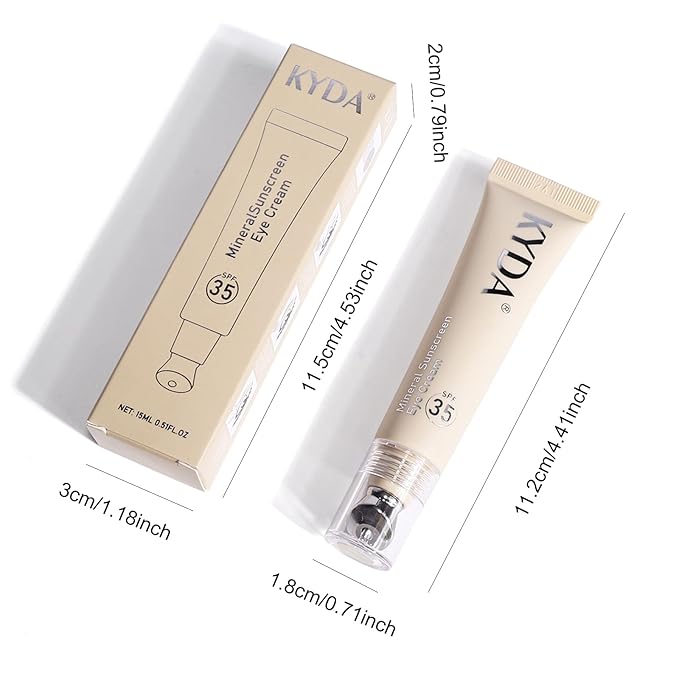 Kyda mineral sunscreen eye cream,