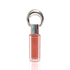 ENTROPY Makeup 2-in-1 Charm Shiny Glowy Lip & Cheek Gloss Tint Keychain, High Pigment Glossy Lip Color & Plumping Gloss, C2 Water Rose Charm