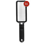 Microplane Colossal Foot File Scraper - The Original Stainless Steel Foot Rasp, Dead Skin/Callus Remover for Feet, Gentle Foot Scrubber, Pedicure Tools for Salon-Quality Foot Care, Black