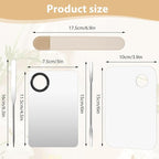 5 Pcs Makeup Spatula Korean Foundation Spatula Stainless