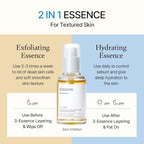 mixsoon Bean Essence, Vegansnail, Exfoliating Essence for face, Hydrating Korean Skin Care,Glassskin 1.69 fl.oz/50ml