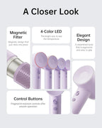 Laifen Hair Dryer SE, 200 Million Negative Ionic Blow Dryer with 105,000 RPM Brushless Motor 1400W Powerful Fast Drying High-Speed Low Noise Hairdryer with Magnetic Attachments