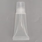 ZJchao 25pcs 5ml Lip Gloss Tube, Refillable Mini Empty Cosmetic Balm Tubes Container for Comestic Makeup Travel Toiletries Shampoo Body Lotion