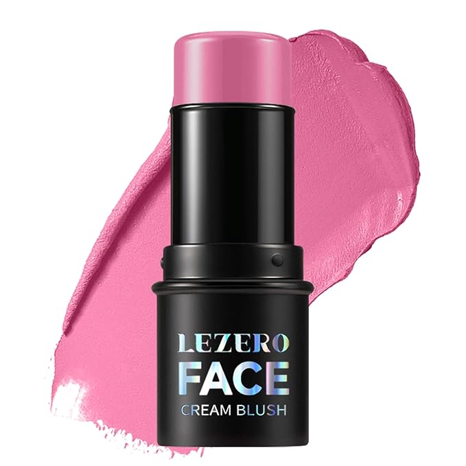Blush Stick, Multi-use Blush Stick for Cheeks, Eyes, Lips, Silky Creamy Face Stick for Old Women & Mature Skin, Blendable and Buildable Color, Long Lasting Waterproof Non-greasy Formula (#11, Blush)