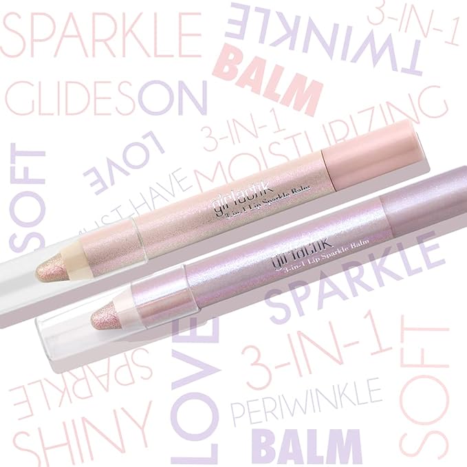 Girlactik 3-in-1 Lip Sparkle Balm - Luxurious Gloss Girlactik