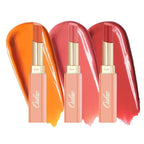 Oulac Moisturizing Shine Lipstick For Women Christmas Set 3PCS, 2 in 1 Tinted Lip Balm for Winter, Hydrated Juicy and Glossy Lip Color for Dry, Cracked and Chapped Lips, Vegan 01+04+08