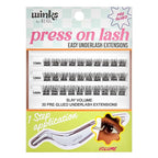 Ardell Winks Press On Eyelash Extensions, Volume - DIY Lash Clusters, 30 Individual Lashes, Natural Look Lashes with Applicator, 1 Pack