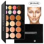 Cream Contour Concealer Makeup Palette Kit, DE’LANCI Face Contour Cream Foundation,Full Coverage Concealer Palette,Natural Brightening Contouring Highlight Makeup Pallet for Oily Skin Dark Circles