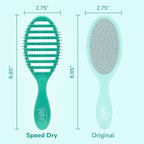 Wet Brush Speed Dry Hair Brush, Amazon Exclusive Aqua, Vented Design & Soft HeatFlex Bristles, Blow Dry Safe, Ergonomic Handle Manages Tangles & Uncontrollable Strands, Pain-Free Hair Accessories