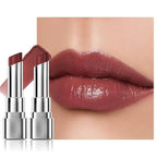 2Pcs Tinted Lip Balm Moisturizing Lipstick – Deep Rose Colored Bean Paste Sheer Hydrating Lip Color for Dry Lips – Nourishing Lip Balm for All Women with a Subtle Natural Scent (S05 & S05)
