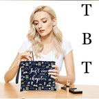 Book lovers gifts makeup bag
