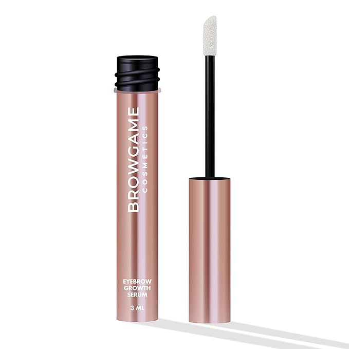 Eyebrow Growth Serum - Provides Full, Healthy And Well Defined Eyebrows - High Technology Formula - Vegan And Cruelty Free - Flexible Applicator Developed Specifically For Brows - 0.1 Oz