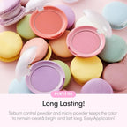 ETUDE Lovely Cookie Blusher #PK004 Peach Choux Wafers 4g | Glowing & Natural Powder Blush with Long-Lasting Sebum Control | Easy Application | Puffy Cushion for a Lovely Makeup Look