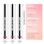 3 Pcs Matte Liquid Lip Stain Peel Off Lip Liner, Long Lasting Lip Tattoo, Waterproof & Transfer-Proof Lip Liner Peel Off Lip Gloss for All Skin Types.#00+#02#06