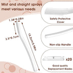 Dermaplaning Kit with 20pcs Blade Refills Exfoliating Facial Razor for Women Dermaflash Replacement Blade Dermaplaning Tool for Face Professional Eyebrow Razor for Men Peach Fuzz Eyebrow Hair Removal