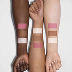 FOCALLURE Blush and Highlighter Palette,3 in 1 Contour Palette,Cruelty-Free Matte Bronzer Powder,Shimmer Illuminator Highlighters for a Glowing Look,#06