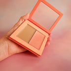 Makeup Cream Blush + Bronzer Refillable Palette - 8g - 0.282 Oz. - Long Lasting, Easy to Use, for a Radiant, Natural, Luminous Skin