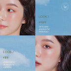 FreshO2 x Pony | Lemon tart multi-use Palette | 2 shades of highlight and 2 shades of contour｜ Delicate pearl like shimmer, super smooth | Made In Taiwan | Vegan Cruelty Free