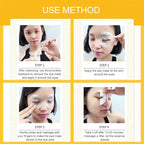 Gold osmanthus eye mask,24k gold