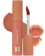 HOLIKA HOLIKA Butter Blur Lip Tint (01 SALTED) - Korean Matte Lip Tint, Lightweight High-Pigmented Lips, Velvety Silky Smooth K-Beauty Lip Makeup, Long Wearing Formula