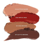 Revolution, Lip Allure Soft Satin Lipstick, Highly Pigmented & Smudge Proof, Long Lasting Creamy Satin Finish, Contains Vitamin E, Stiletto Brown, 0.11 oz