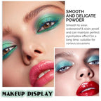 9Colors Green Avocado Color Colorful Bright Eyeshadow Palette Makeup,Highly Pigmented Matte Sparkle Eye Shadow Palette Long Lasting Waterproof Blendable,Emerald Bright Eyeshadow Palette
