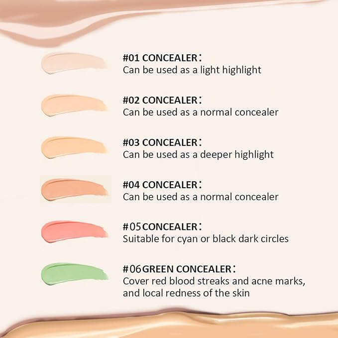 Foundation Concealer Palette + Color Corrector Palette, Light