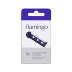 Flamingo Dermaplane Blades Refills, Dermaplane Razor for Women Face, 6 Razor Blades