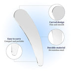 2Pcs Mini Metal Cosmetic Spatulas, Skincare SpatulaMixing