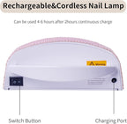 48w cordless uv led nail