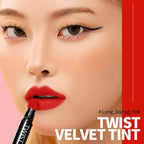 Long Lasting Lip Stain for Lips and Cheek Tint | High Pigment Color | lightweight Matte Finish | Weightless | Full Coverage | Twist Velvet Tint #1 (No.1)