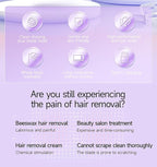 New Pinsliee Electric Razors for Women, Glowhave Double Headed Bikini Trimmer, Body Hair Shaver, Travel Razors for Women, Suitable for Underarms, Legs, Arms,Face (Pink Purple)