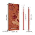 6-Color Velvet Matte Lipstick Pencils Pack for Lips Makeup, Ultra Smooth Creamy Hydrating, Long-Lasting High lmpact Color Soft Finish, Moisturized Lips (6Pcs Matte Lip pencils Set-A, Pack of 1)