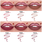 6-Color Velvet Matte Lipstick Pencils Pack for Lips Makeup, Ultra Smooth Creamy Hydrating, Long-Lasting High lmpact Color Soft Finish, Moisturized Lips (6Pcs Matte Lip pencils Set-D, Pack of 1)