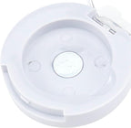 4 Pack Empty Eyeshadow Holder Case Round Magnetic Makeup Eyeshadow Lipstick Palette Container For Travel Sample DIY - White