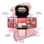 64 Colors cosmetic Kit Makeup Kit For Teens Make up Kits For Girls Makeup Palette Eyeshadow Makeup Mirror For Women Gift