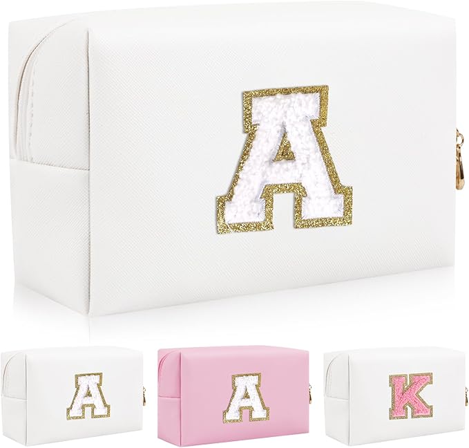 Personalized initial letter patch makeup