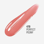 Rimmel London Stay Glossy, 470 Perfect Peony, Lip Gloss, Non-Sticky, Color and Shine, Up To 6-Hour Wear, Precise Applicator, 0.18oz