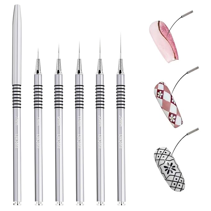 5pcs Nail Art Liner Brushes,Liner