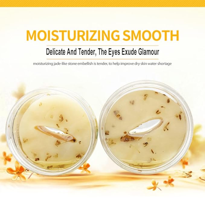 Gold osmanthus eye mask,24k gold