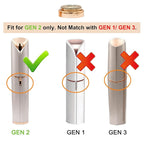 tuokiy Gen 2 Replacement Heads for Facial Hair Removal, Replacement Blades for Women Facial Hair Remover Generation 2